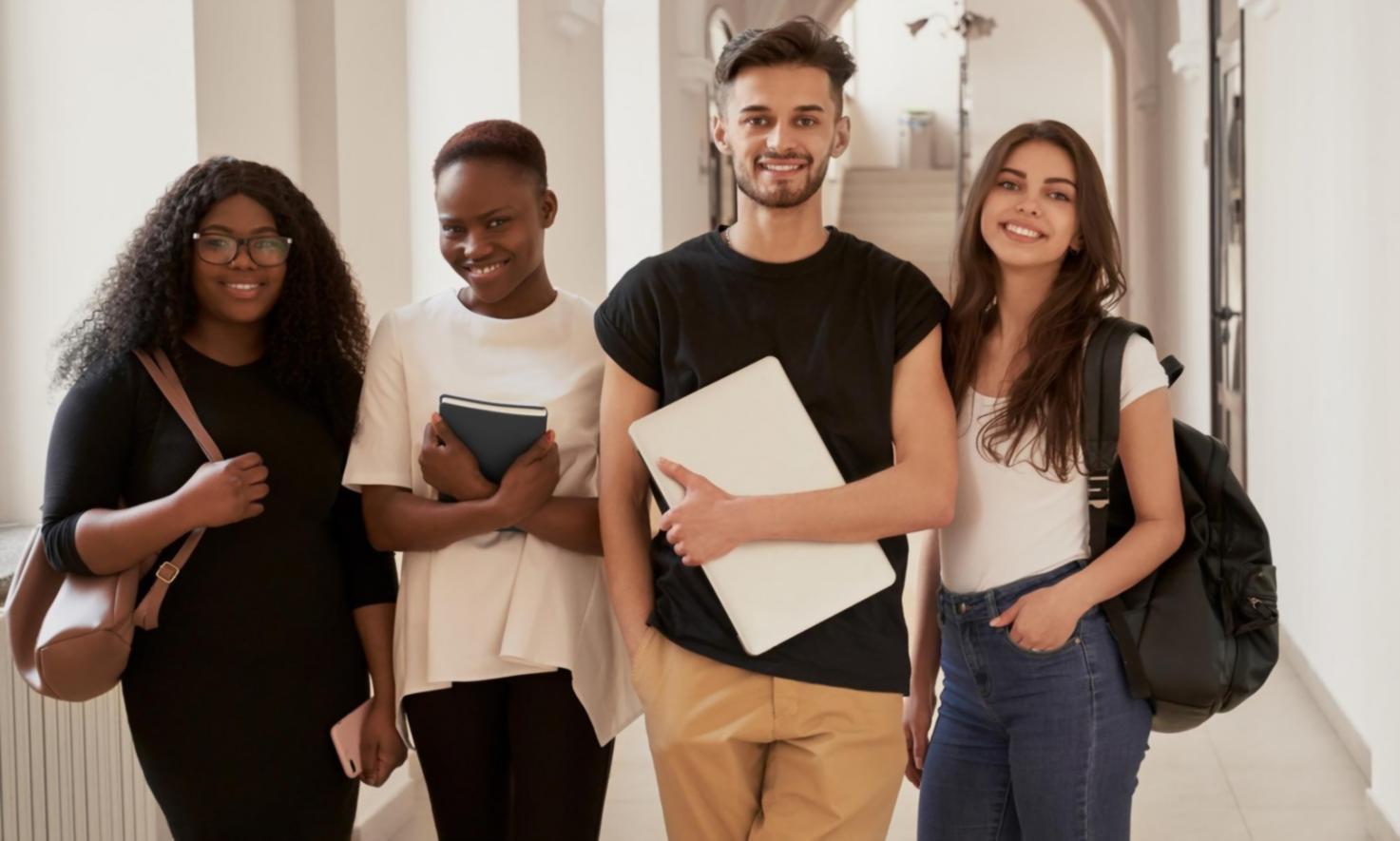 Infografía con estadísticas de éxito del programa de calendario financiero